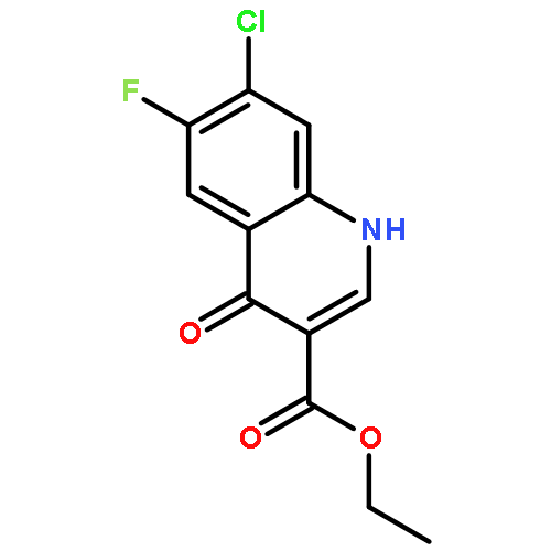 7-Chloro-6-fluoro-4-oxo-1,4-dihydro-quinoline-3-carboxylic acid ethyl ester