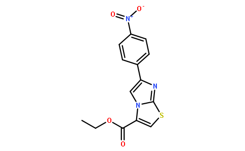 ETHYL 6-(4-NITROPHENYL)IMIDAZO[2,1-B][1,3]THIAZOLE-3-CARBOXYLATE
