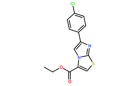 ETHYL 6-(4-CHLOROPHENYL)IMIDAZO[2,1-B][1,3]THIAZOLE-3-CARBOXYLATE