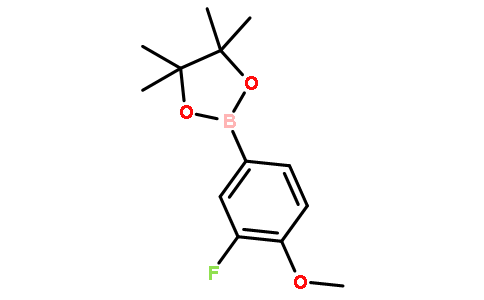 2-(3-Fluoro-4-methoxyphenyl)-4,4,5,5-tetramethyl-1,3,2-dioxaborolane
