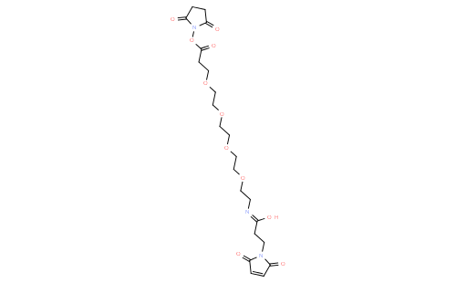 O-[N-(3-Maleimidopropionyl)aminoethyl]-O'-[3-(N-succinimidyloxy)-3-oxopropyl]triethylene glycol