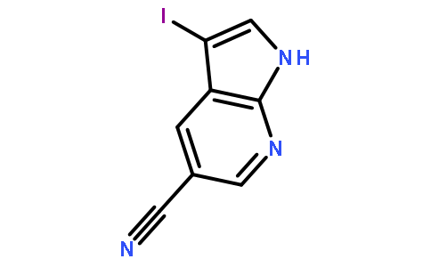 3-Iodo-1h-pyrrolo[2,3-b]pyridine-5-carbonitrile