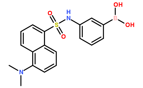 3-(Dansylamino)phenylboronic acid [3-(5-Dimethylaminonaphthalene-1-sulfonylamino)benzeneboronic acid]