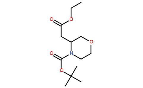 (S)-tert-Butyl 3-(2-ethoxy-2-oxoethyl)morpholine-4-carboxylate