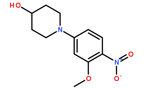 1-(3-Methoxy-4-nitrophenyl)piperidin-4-ol