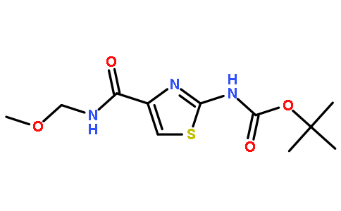 tert-butyl 4-(methoxy(methyl)carbamoyl)thiazol-2-ylcarbamate