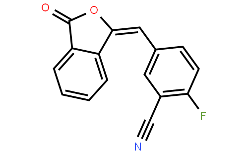 2-Fluoro-5-[(3-oxo-1(3H)-isobenzofuranylidene)methyl]-benzonitrile