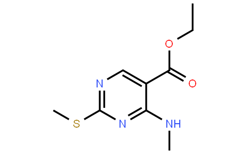 4-甲胺基-2-甲硫基-5-嘧啶甲酸乙酯