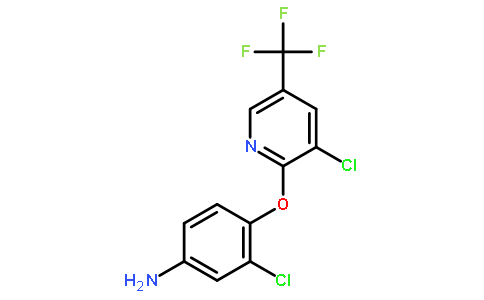 3-CHLORO-4-([3-CHLORO-5-(TRIFLUOROMETHYL)-2-PYRIDINYL]OXY)ANILINE