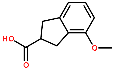 4-Methoxy-2,3-dihydro-1H-indene-2-carboxylic acid
