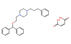 GBR-12935;1-(2-(diphenylmethoxy)ethyl)-4-(3-phenylpropyl)piperazine maleate