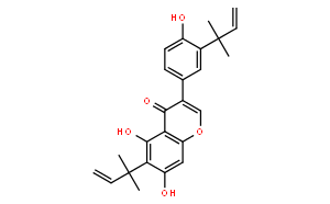 5，7，4’-三羥基-6，3’-二異戊烯基異黃酮