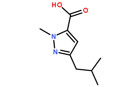 3-Isobutyl-1-methyl-1H-pyrazole-5-carboxylic acid