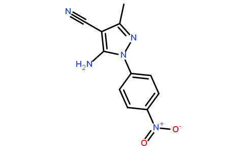 5-Amino-3-methyl-1-(4-nitrophenyl)-1H-pyrazole-4-carbonitrile