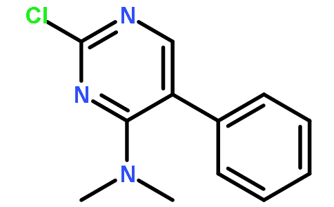 2-CHLORO-N,N-DIMETHYL-5-PHENYLPYRIMIDIN-4-AMINE