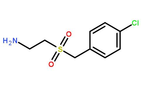 2-[(4-chlorophenyl)methylsulfonyl]ethanamine