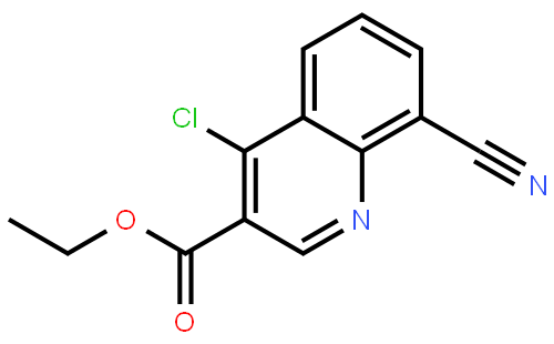4-氯-8-氰基喹啉-3-甲酸乙酯