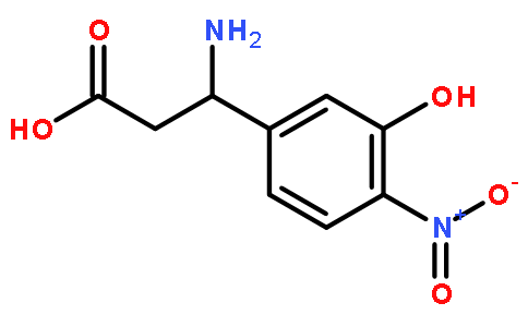3-Amino-3-(3-hydroxy-4-nitro-phenyl)-propionic acid
