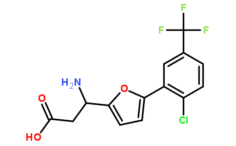 3-Amino-3-[5-(2-chloro-5-trifluoromethyl-phenyl)-furan-2-yl]-propionic acid