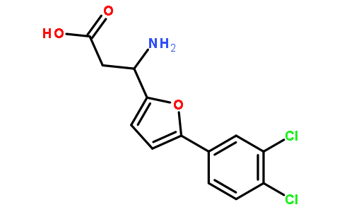 3-Amino-3-[5-(3,4-dichlorophenyl)-furan-2-yl]-propionic acid