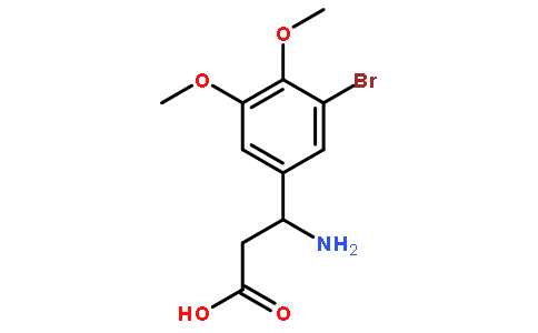 3-Amino-3-(3-bromo-4,5-dimethoxy-phenyl)-propionic acid
