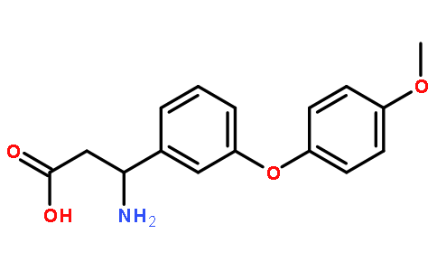 3-Amino-3-[3-(4-methoxy-phenoxy)-phenyl]-propionic acid