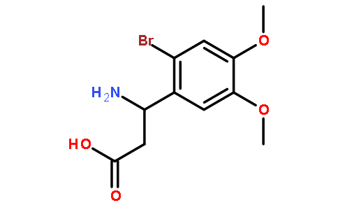 3-Amino-3-(2-bromo-4,5-dimethoxy-phenyl)-propionic acid