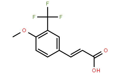 (2E)-3-[4-Methoxy-3-(trifluoromethyl)phenyl]acrylic acid