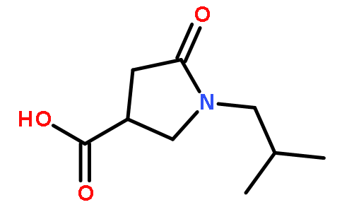 1-Isobutyl-5-oxopyrrolidine-3-carboxylic acid