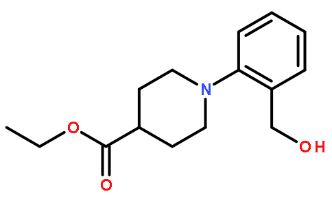 1-(2-hydroxymethylphenyl)piperidine-4-carboxylic acid ethyl ester