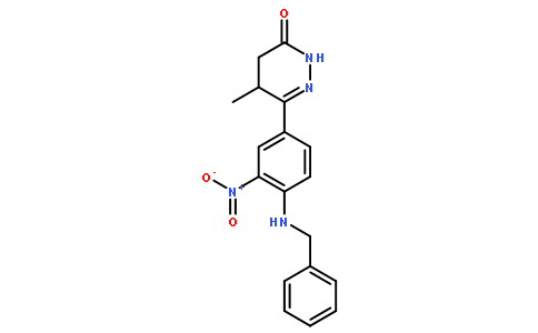 6-(4-(Benzylamino)-3-nitrophenyl)-5-methyl-4,5-dihydropyridazin-3(2H)-one