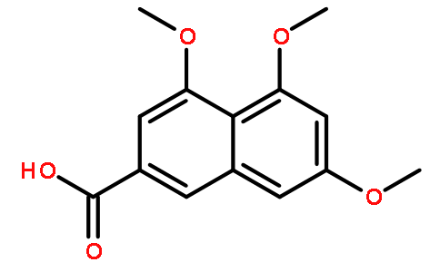 4,5,7-trimethoxy-2-naphthoic acid