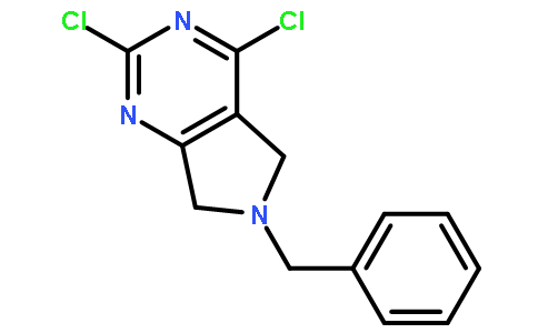 6-Benzyl-2,4-dichloro-6,7-dihydro-5H-pyrrolo[3,4-d]pyrimidine