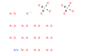 硫酸铝铵，十二水合物