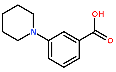 3-Piperidinobenzoic acid