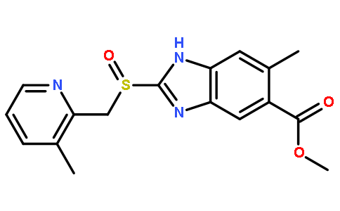 methyl 5-methyl-2-(((3-methylpyridin-2-yl)methyl)sulfinyl)-1H-benzo[d]imidazole-6-carboxylate
