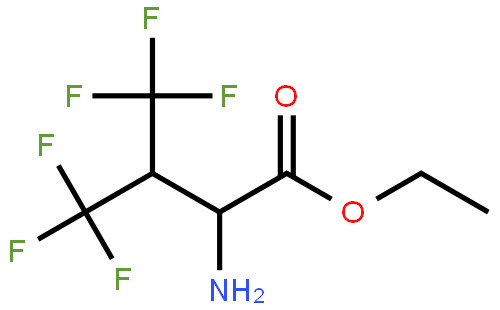 ethyl 2-amino-4,4,4-trifluoro-3-(trifluoromethyl)butanoate