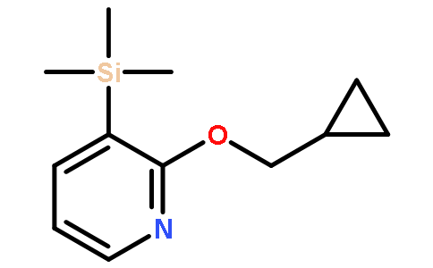 2-(cyclopropylmethoxy)-3-(trimethylsilyl)pyridine