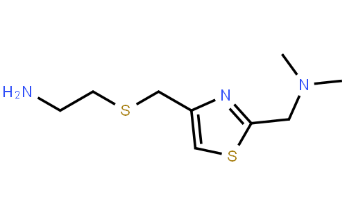 2-(((2-((Dimethylamino)methyl)thiazol-4-yl)methyl)thio)ethanamine
