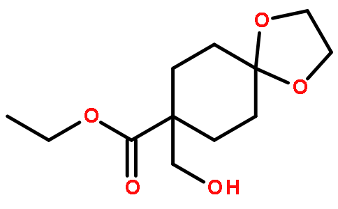 ethyl 8-(hydroxymethyl)-1,4-dioxaspiro[4.5]decane-8-carboxylate