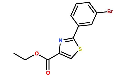 2-(3-BROMO-PHENYL)-THIAZOLE-4-CARBOXYLIC ACID ETHYL ESTER