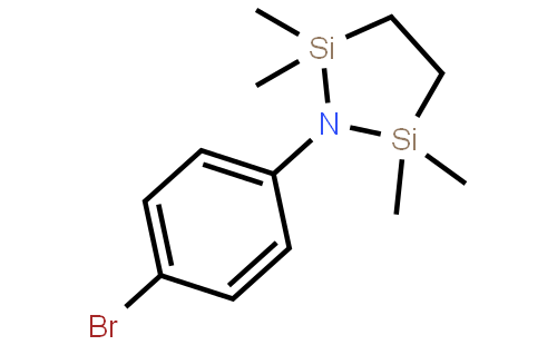 1-(p-溴苯基)-2,2,5,5-四甲基-1-氮杂-2,5-二硅杂环戊烷