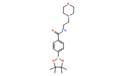 N-(2-吗啉乙基)-4-(4,4,5,5-四甲基-1,3,2-二氧硼杂环戊烷-2-基)苯甲酰胺