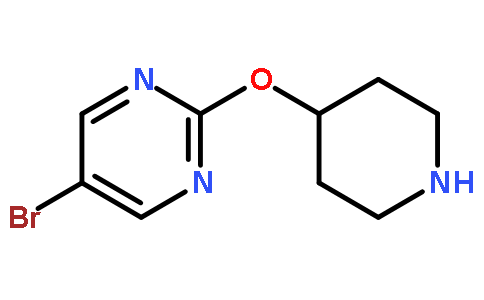 5-Bromo-2-(piperidin-4-yloxy)pyrimidine