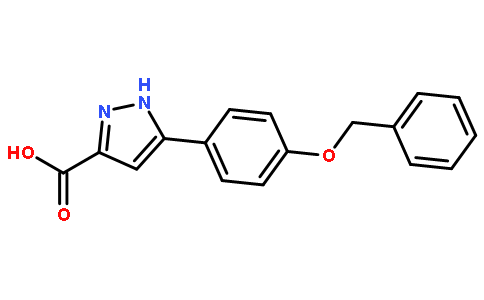 5-(4-(Benzyloxy)phenyl)-1H-pyrazole-3-carboxylic acid
