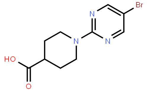 1-(5-Bromopyrimidin-2-yl)piperidine-4-carboxylic acid