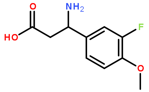 3-Amino-3-(3-fluoro-4-methoxyphenyl)propanoic acid