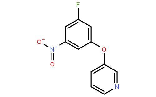 3-(3-Fluoro-5-nitrophenoxy)pyridine