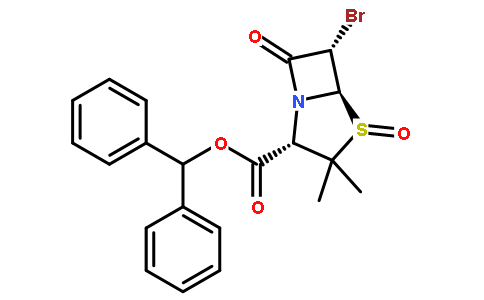 (2S,5R,6S)-Benzhydryl 6-bromo-3,3-dimethyl-7-oxo-4-thia-1-azabicyclo[3.2.0]heptane-2-carboxylate 4-oxide