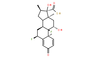 (6A,11B,16A,17A)-6,9-二氟-11,17-二羥基-16-甲基-3-氧代雄甾-1,4-二烯-17-硫代羧酸
